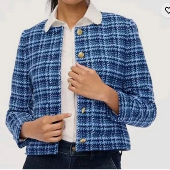 J. Crew Factory Jackets & Blazers - NWT J.Crew Factory Tweed Lady Jacket size 12